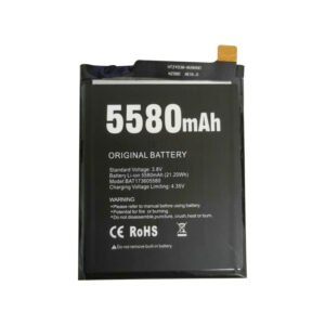 BAT173605580 5580mAh 3.8V Li-ion replacement battery for DOOGEE S60 rugged phone, front view on white background