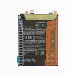 BP46 4500mAh 3.89V Li-Polymer replacement battery for Xiaomi Mi 12 and Mi 12X, front view on white background
