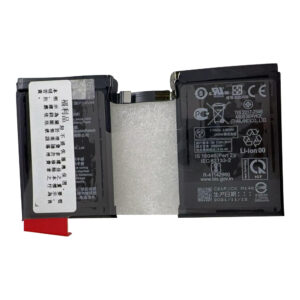 C21P2001 6000mAh 7.74V dual-cell Li-Polymer replacement battery for ASUS ROG Phone 5 ZS673KS, front view on white background