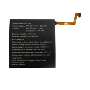 APP-12F-F57571-CGX-111 3800mAh 3.85V Li-Polymer replacement battery for CAT S60 rugged phone, front view on white background