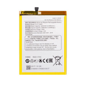 CLYT-33001 3280mAh 3.85V Li-Polymer replacement battery for YotaPhone 3 Yota3, front view showing battery label