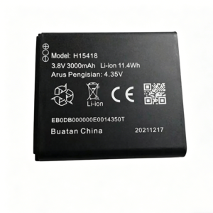 H15418 3000mAh 3.8V Li-Polymer replacement battery for Haier DC003 router, front view on white background
