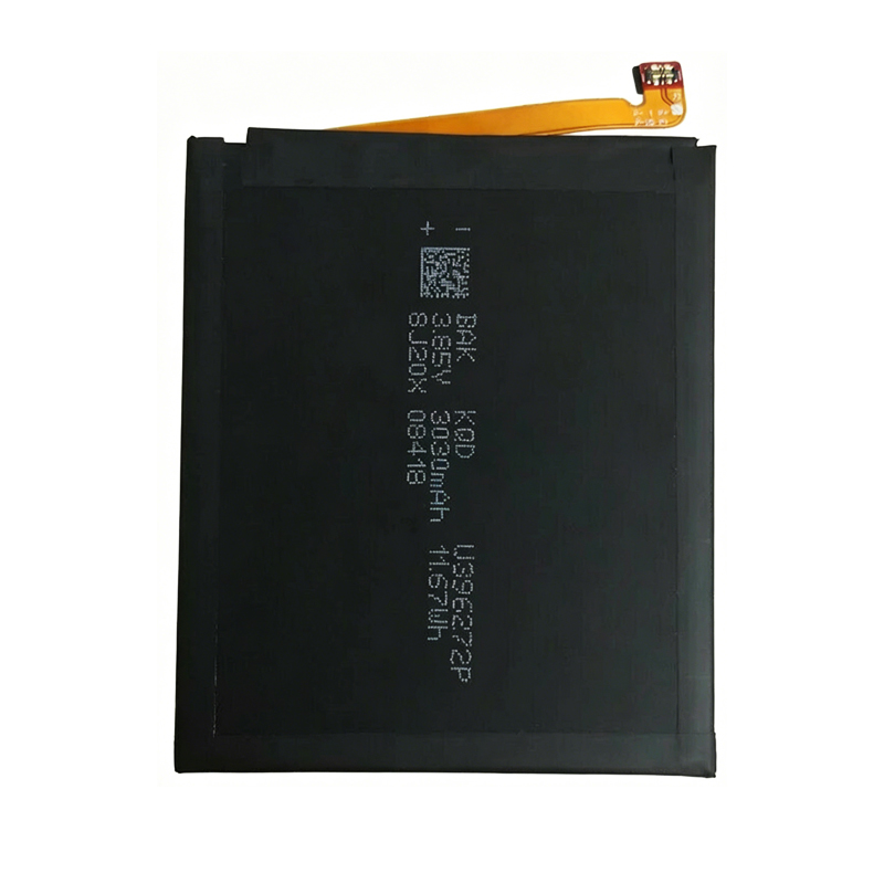 HE342 3000mAh 3.85V replacement battery for Nokia X6 and 6.1 Plus, back view showing model number HE342, capacity 3000mAh, and voltage 3.85V on spec label