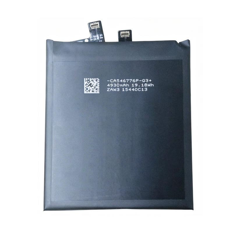 Li3949T44P8h776759 5100mAh 3.89V replacement battery for Nubia Z50S Pro NX713J, alternate batch back view showing model number Li3949T44P8h776759, capacity 5100mAh, and voltage 3.89V on spec label — label style may differ from main image, specifications identical