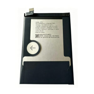 NT01 4500mAh 3.87V Li-Polymer replacement battery for Nothing Phone 1 A063, front view showing battery label and connector
