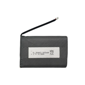 3800mAh 3.7V Li-Polymer replacement battery for Anbernic RG351X handheld console, front view, white background