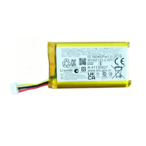 973760 2970mAh 3.7V Li-Polymer 6-pin replacement battery for DJI Spark, Mavic Pro, and Mavic Air remote controllers, front view showing battery label