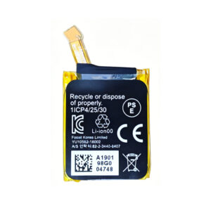A1901 YU10562-18002 APP00276 330mAh 3.8V Li-Polymer replacement battery for smart watch, front view showing battery label