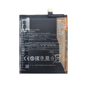 BM3G 3800mAh 3.87V Li-Polymer replacement battery for Xiaomi MIX 3 5G M1810E5GG, front view on white background