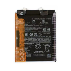 BM59 5000mAh 3.87V Li-Polymer replacement battery for Xiaomi 11T, front view showing battery label