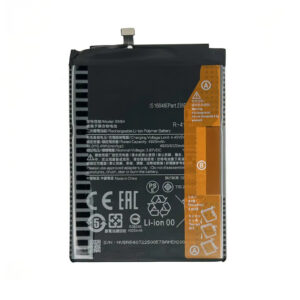 BN54 5020mAh 3.87V Li-ion replacement battery for Redmi Note 9 5G, front view on white background