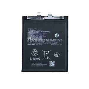 BP51 5300mAh 3.86V Li-ion Polymer replacement battery for Xiaomi 14 Ultra 24030PN60G, front view on white background showing battery surface and connector flex cable