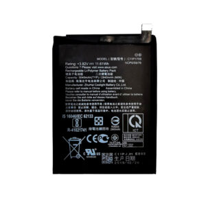 C11P1709 3040mAh 3.82V Li-Polymer replacement battery for Asus ZenFone Live L1 ZA550KL and X00RD, front view showing battery label