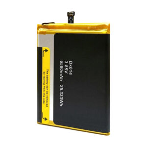DK014 6580mAh 3.85V Li-ion replacement battery for Blackview BV9800 rugged phone, front view on white background