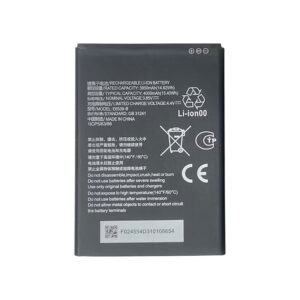 E6539B 4000mAh 3.85V Li-Polymer replacement battery for ZTE Blade A53, front view on white background