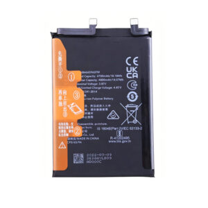HB466596EFW 4800mAh 3.87V Li-Polymer replacement battery for Honor X30 and X40 GT, front view showing battery label
