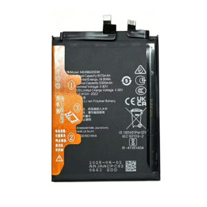 HB496591EIW 5300mAh 3.83V Li-Polymer replacement battery for Honor GT AMG-AN00, front view showing battery label