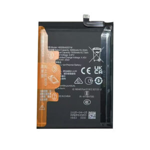 HB506492EFW 5100mAh 3.85V Li-Polymer replacement battery for Honor X40 RMO-AN00, front view on white background