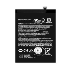 HQ480 4500mAh 3.85V Li-Polymer replacement battery for Nokia 8.3 5G TA-1243, front view, white background
