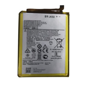 JK50 5000mAh 3.8V Li-Polymer replacement battery for Motorola One Power (P30 Note XT1942-2), front view showing battery label