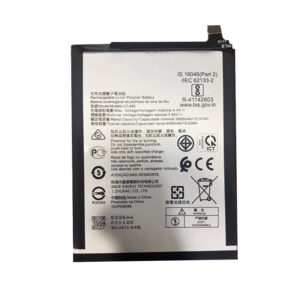 LC-440 4000mAh 3.85V Li-Polymer replacement battery for Nokia 5.3 TA-1234, front view showing battery label and connector flex cable