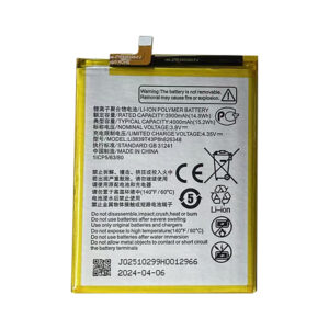 Li3839T43P8h826348 4000mAh 3.8V Li-Polymer replacement battery for ZTE Blade A7s 2020, front view on white background
