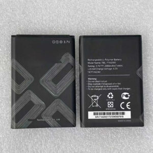 TBL-71A2000 2000mAh 3.7V Li-ion replacement battery for TP-LINK portable 4G router, front and back view combined