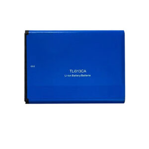 TLi013CA TLi013C1 1380mAh 3.7V Li-ion replacement battery for Alcatel 4043S and 4044C flip phones, front view showing battery label