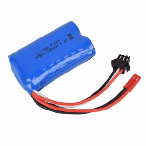 14500 500mAh 6.4V JST-2P SM-3P Li-Polymer replacement battery for WLtoys 18401 and 18402 RC off-road vehicles