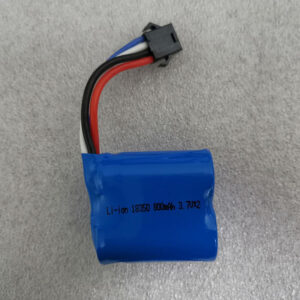 18350 7.4V 600mAh Li-ion battery pack with SM-4P connector for UDI001 UDI008 UDI020 RC boat power venom