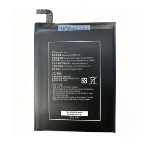 376281 3060mAh 3.85V Li-Polymer replacement battery for SUGAR S11 fashion smartphone, front view on white background
