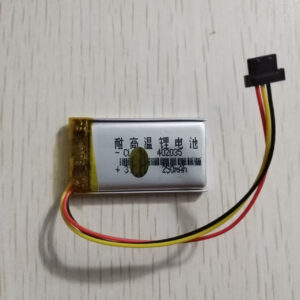 402035 250mAh 3.7V Li-Polymer replacement battery for DVR dash cam 368A 526 518 528 538