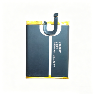 726280P 6580mAh 3.85V Li-Polymer replacement battery for Blackview BV6800 Pro rugged phone, front view on white background
