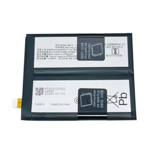 BA12 5000mAh 7.82V dual-cell Li-Polymer replacement battery for Vivo iQOO 12 V2307A, front view, white background