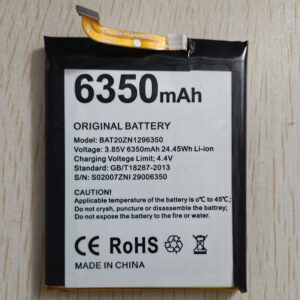 BAT20ZN1296350 6350mAh 3.85V Li-Polymer replacement battery for Doogee S96 Pro rugged smartphone
