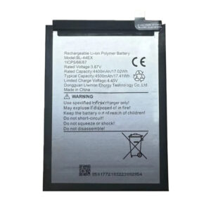 BL-44EX 4500mAh 3.87V Li-Polymer replacement battery for Infinix Zero X and Zero X Pro, front view on white background