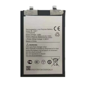 BL-58ET 6000mAh 3.89V Li-Polymer replacement battery for Tecno Pova 5 LH7n, front view