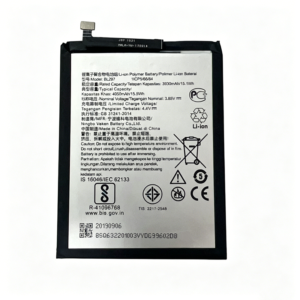 BL297 4050mAh 3.85V Li-Polymer replacement battery for Lenovo K5 Pro, front view on white background