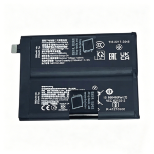 BLPA33 5500mAh 7.82V dual-cell Li-Polymer replacement battery for OnePlus 12R, front view on white background