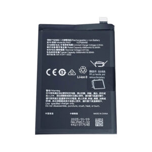 BLPA57 5000mAh 3.91V Li-Polymer replacement battery for OPPO Reno 13 Pro CPH2631, front view on white background