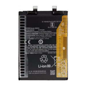 BM5G 5080mAh 3.87V Li-Polymer replacement battery for Redmi Note 11T Pro and Poco X4 GT, front view, white background