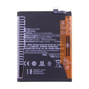 BN5U 5110mAh 3.91V Li-Polymer replacement battery for Redmi Note 14 smartphone