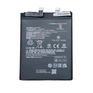 BP4R 4880mAh 3.89V Li-Polymer replacement battery for Xiaomi 14 Pro and Mi 14 Pro, front view showing battery label and connector flex cable