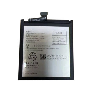 CA54310-0081 3600mAh 3.85V Li-Polymer replacement battery for FUJITSU ARROWS NX9 F-52A, front view on white background