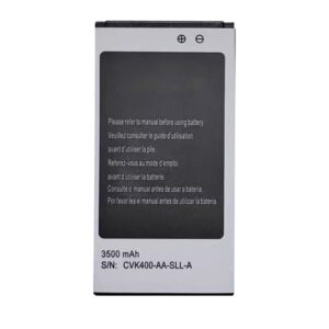 CVK400-AA-SLL-A 3500mAh 3.7V Li-ion replacement battery for Samsung CVK400, front view on white background showing battery surface and connector flex cable