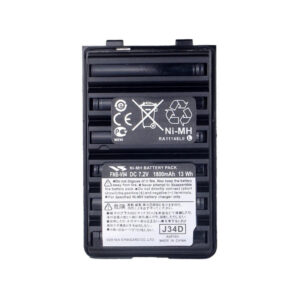 FNB-V57 7.2V Ni-MH replacement battery for Yaesu Vertex VX-160 walkie talkie, front view on white background