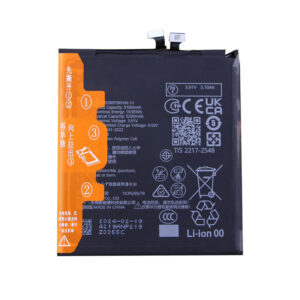 HB496980EHW 4900mAh 3.91V Li-Polymer replacement battery for Huawei Pura 70, front view on white background