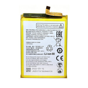 Li3844T45P8h896546 4520mAh 3.87V Li-Polymer replacement battery for ZTE Blade V40s and Axon 40 SE, front view showing battery label and connector flex cable