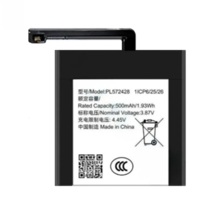 PL572428 500mAh 3.87V Li-Polymer replacement battery for Huami T-Rex 2 and T-Rex Ultra smart watch