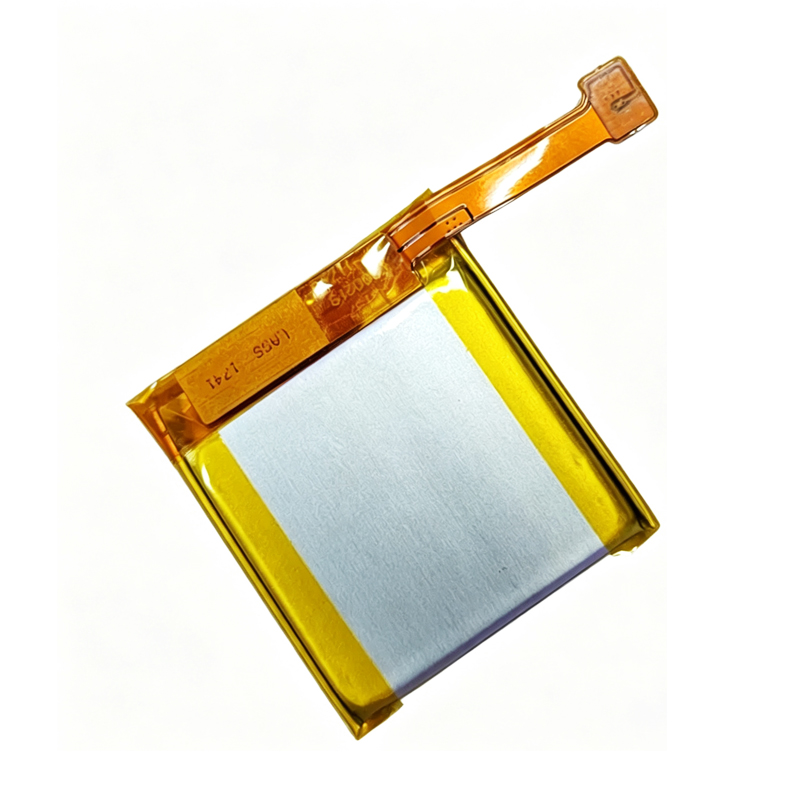 SP452929SF 415mAh 3.85V replacement battery for Ticwatch Pro 4G WG12016, back view showing model number SP452929SF, capacity 415mAh, and voltage 3.85V on spec label
